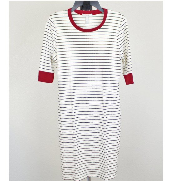 NWT Joie Striped T-shirt Half-sleeve Dress– Casual Chic Everyday Look - Picture 4 of 8